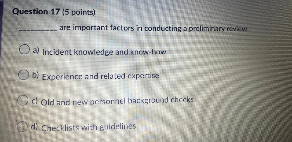 Ten point commentary knowledge check