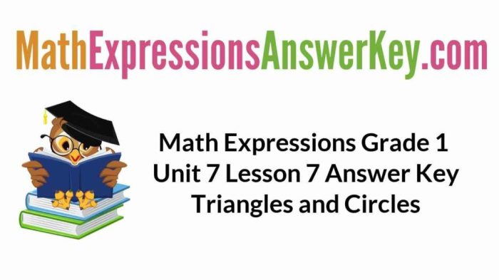 Unit 7 lesson 7 circles unit test