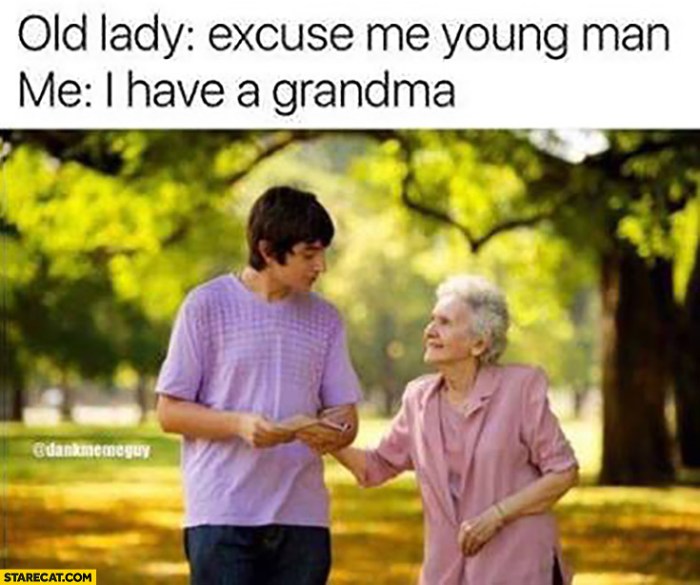 La me vave me con le grandma