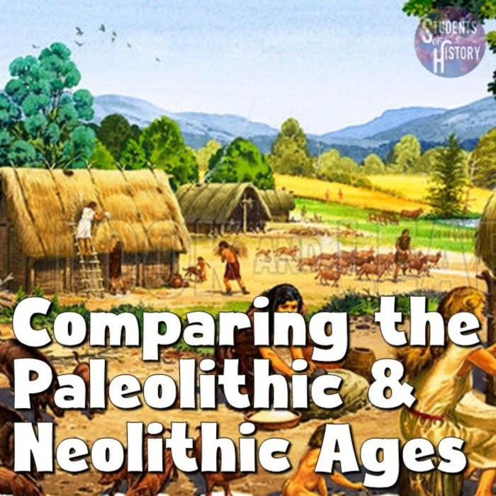 Comparing paleolithic and neolithic eras worksheet answers